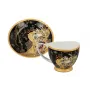 Filiżanka Carmani Vanessa 100ml espresso ze spodkiem - G. Klimt, Adela - 3